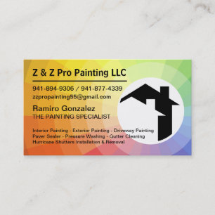 House Painter Gonzalez Business Card