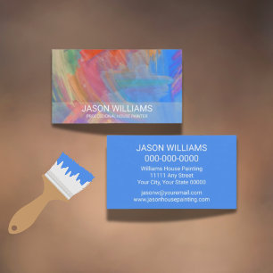 House Painter Modern Professional Multicolor Business Card