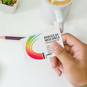 House Painter   Paint Roller Business Card