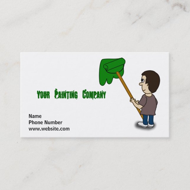 House Painter/Painting Services Business Card (Front)