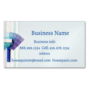 House Painter Painting Wallpapering   Business Car Magnetic Business Card