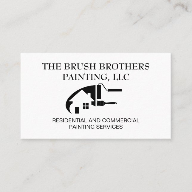 House Painter Professional Business Card (Front)