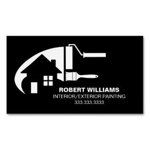 House Painter Professional Magnetic Business Card