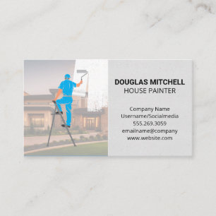 House Painter   Residential Home Business Card