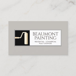 House Painter Roller Brush Business Card