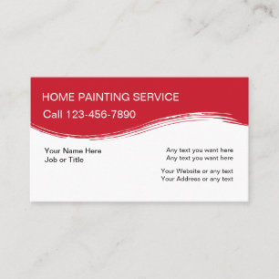House Painting Business Card