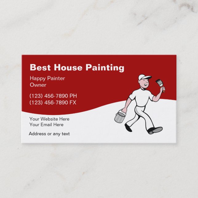 House Painting Business Cards (Front)