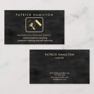House painting professional elegant modern business card