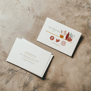 House plant shop business card