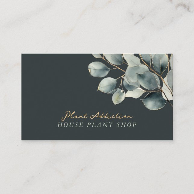 House plant shop business card (Front)