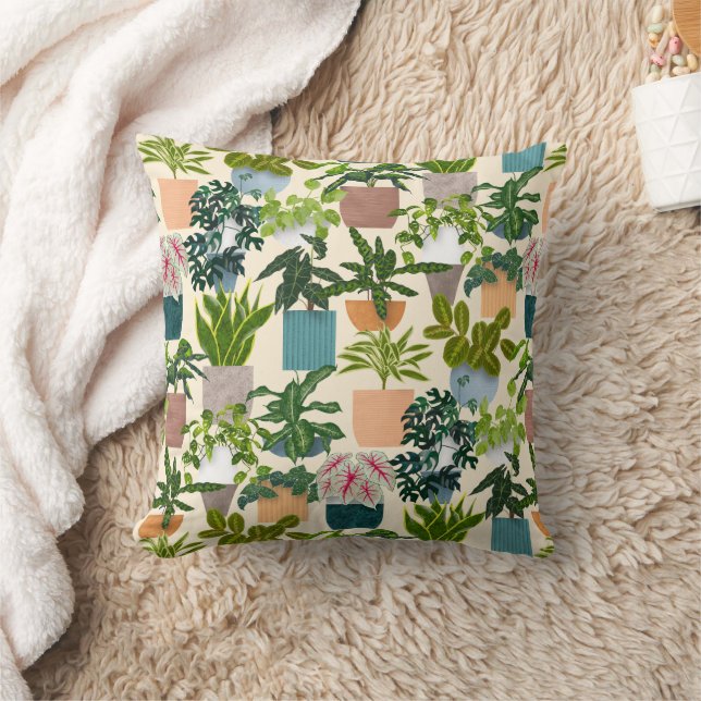 House Plants Cushion (Blanket)