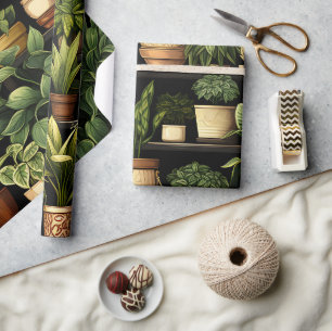 House Plants Wrapping Paper