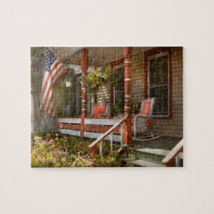 House - Porch - Traditional American Jigsaw Puzzle