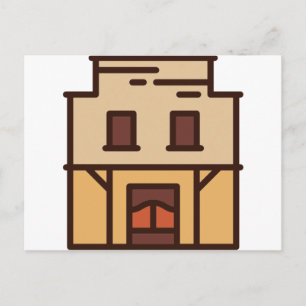 house postcard