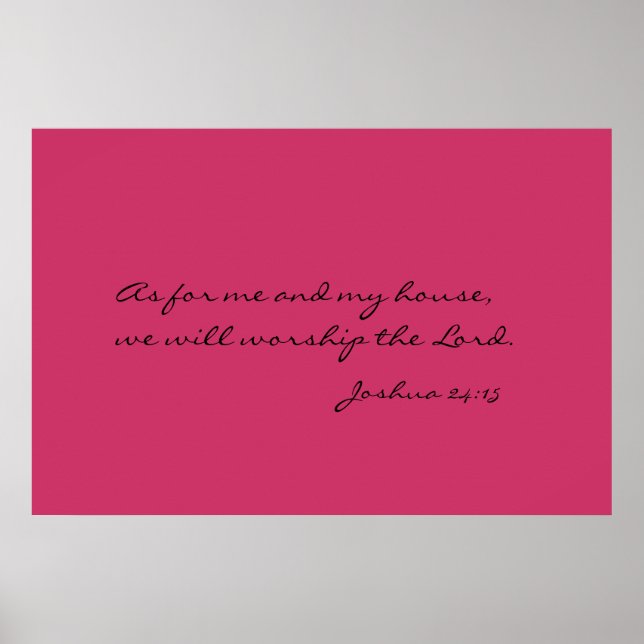 House Prayer Poster (Front)