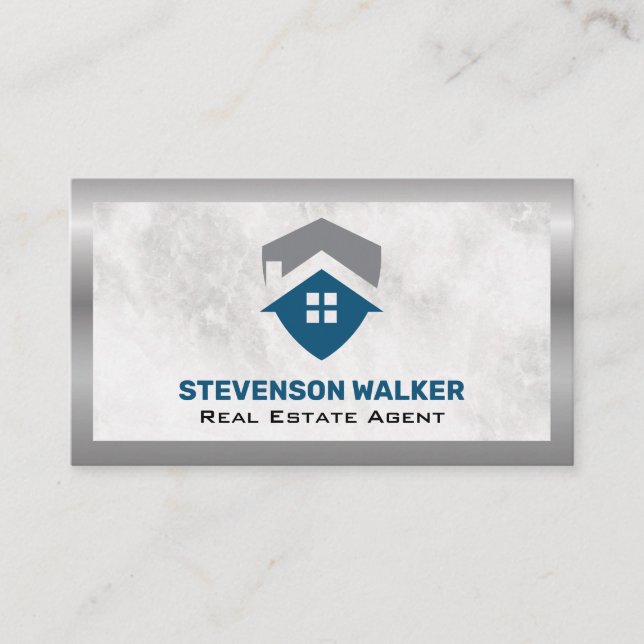 House Real Estate Logo Business Card (Front)