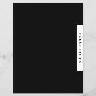 House Rules   Guest Information Section Divider