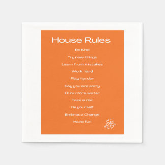 House Rules Napkin