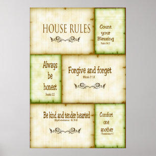 House Rules Poster