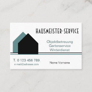 house service business card