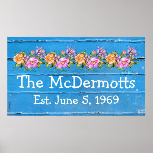 House Sign/ Anniversary / Wedding  - SRF Poster