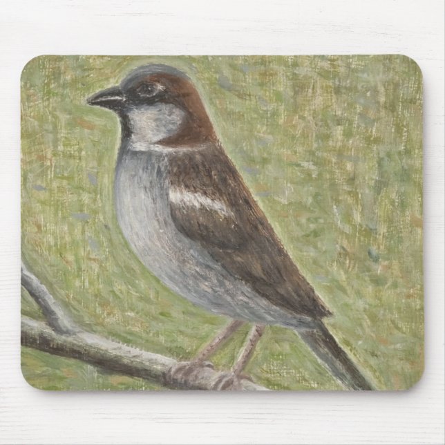 House Sparrow 2008 Mouse Mat (Front)