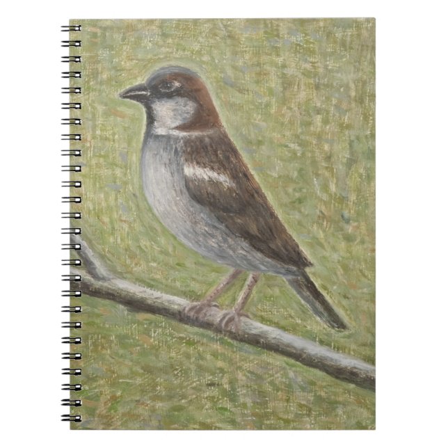 House Sparrow 2008 Notebook (Front)