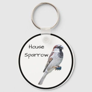 House Sparrow Key Ring