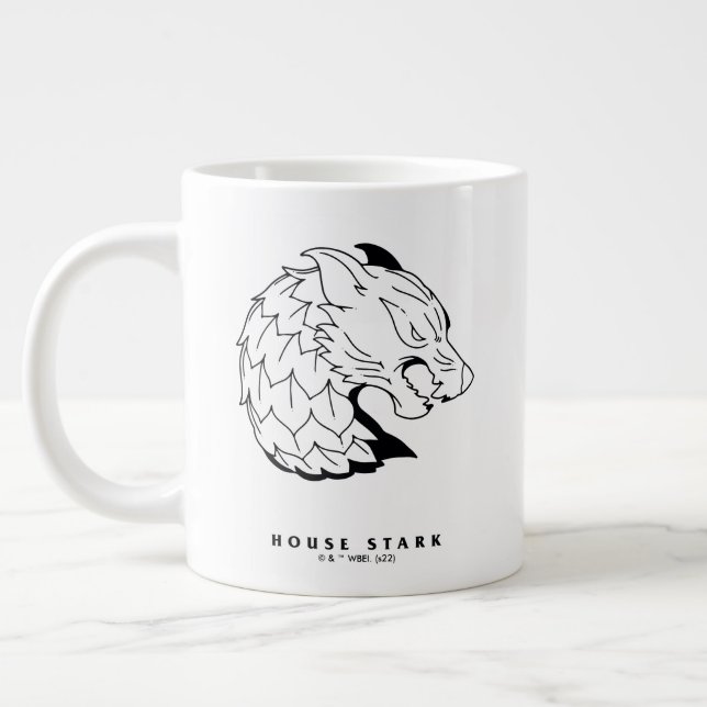 House Stark Icon Large Coffee Mug (Left)