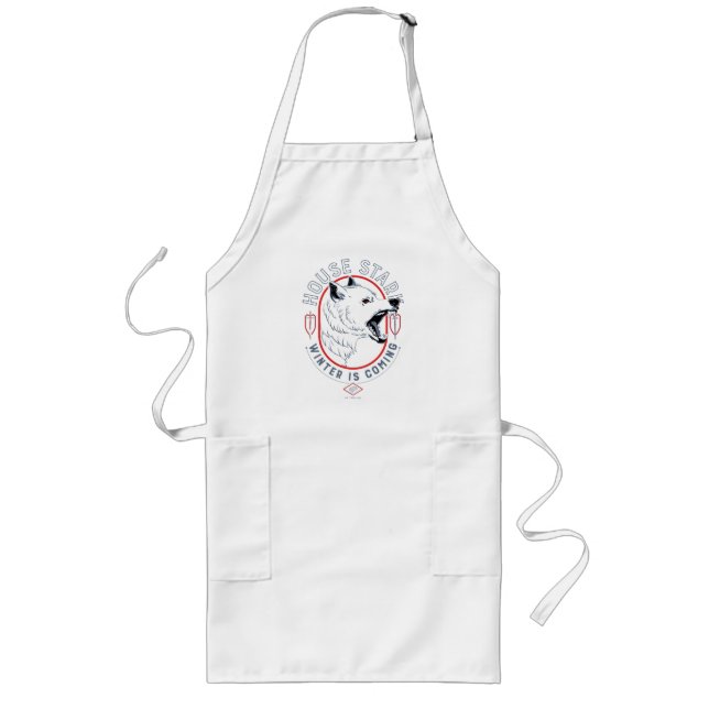 House Stark - Winter Is Coming Long Apron (Front)