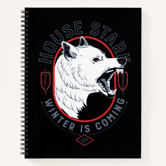 House Stark - Winter Is Coming Notebook (Front)