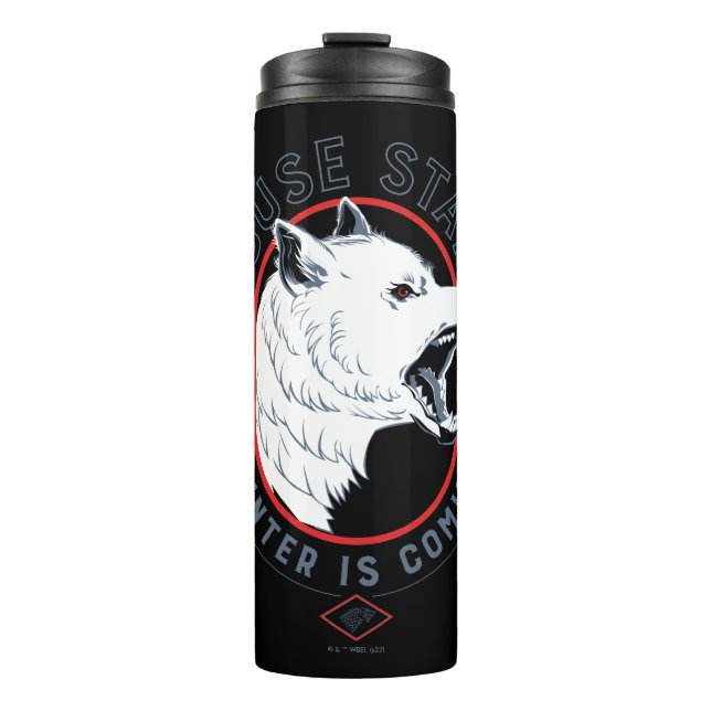 House Stark - Winter Is Coming Thermal Tumbler (Front)
