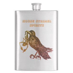 House Strimel Spirits Hip Flask