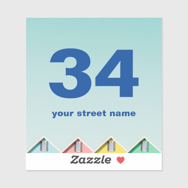 House Style Bin Number and Street (Sheet)