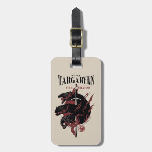 House Targaryen - Fire & Blood Luggage Tag