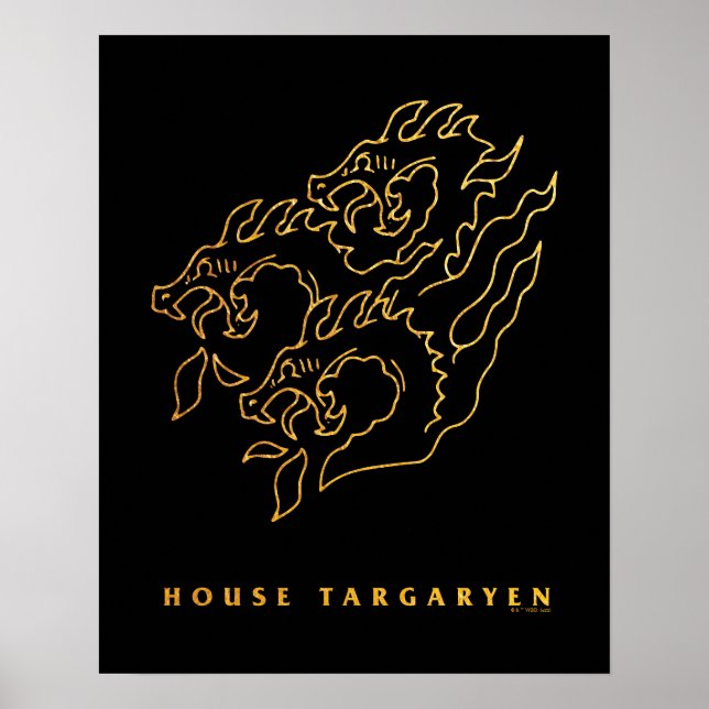 House Targaryen Icon Poster (Front)