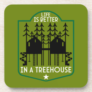 House Treehouse Coaster