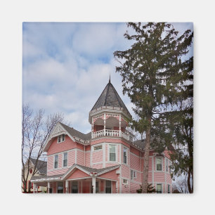 House - Victorian - Flemington, NJ - The Pink Lady Magnet