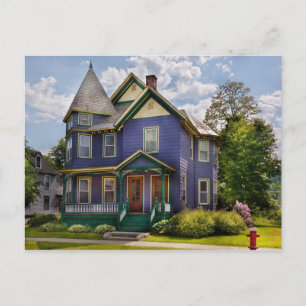 House - Victorian - The old ladies house Postcard