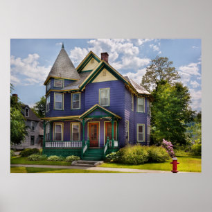 House - Victorian - The old ladies house Poster