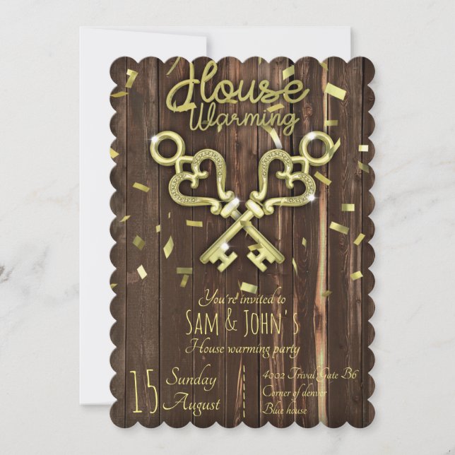House warming announcement (Front)