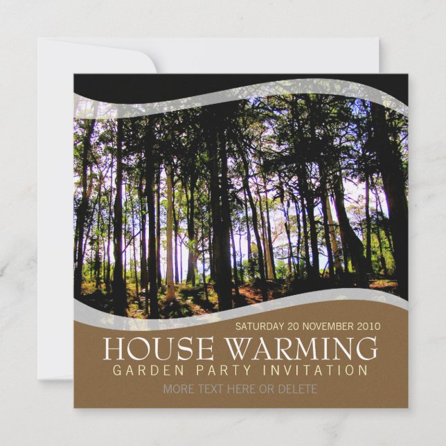 House Warming Garden Party Invitation (Front)