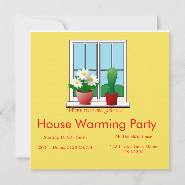 House Warming Invitation (Front)