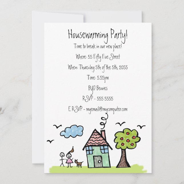 House Warming Moving Party Invite Invitation (Front)