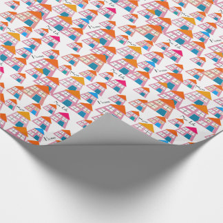 HOUSE WARMING, NEW HOUSE, MOVING HOME WRAPPING PAPER