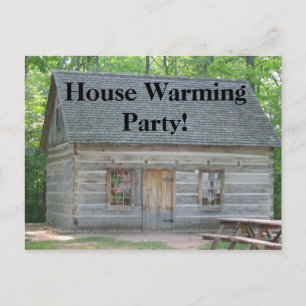 House Warming Party! Invitation Postcard