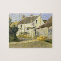 House with Scaffolding (Vintage Building Work)