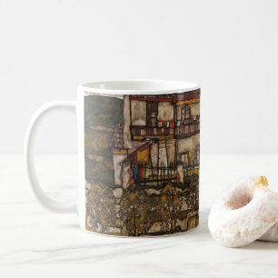House with Shingle Roof by Egon Schiele Coffee Mug
