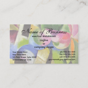 House with Trees by Franz Marc Business Card