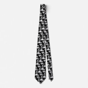 House Wren Silhouette Love Bird Watching Tie